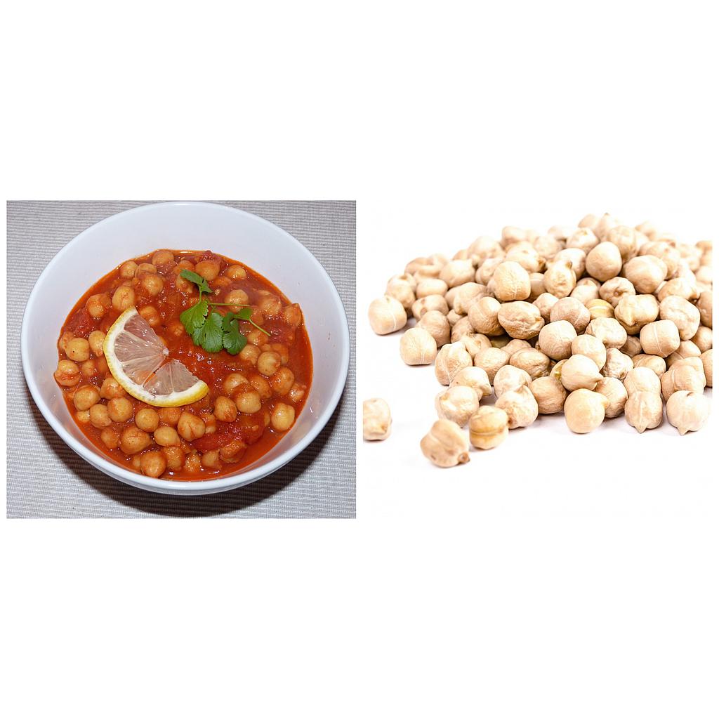 Garbanzos 15 kg caja plástica