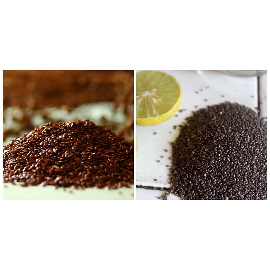 Linaza y Chan 1 Kg paquete